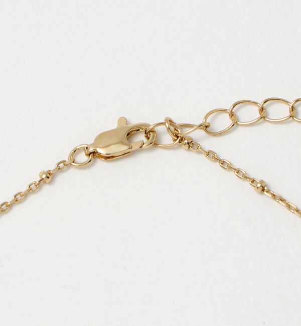 UNITED ARROWS green label relaxing「ウェーブバー＆ドロップクリア ネックレス」|ネックレス|