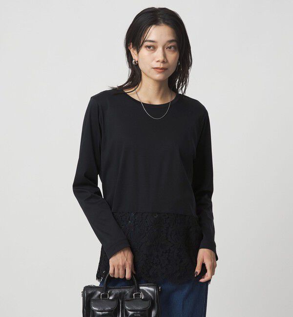 UNITED ARROWS green label relaxing「スソ レース プルオーバー」|Tシャツ・カットソー|