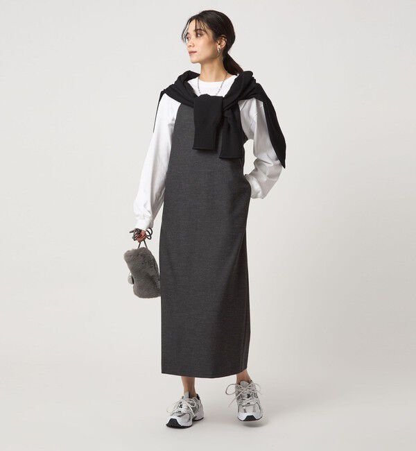 UNITED ARROWS green label relaxing「［size SHORTあり］ライト サキソニー キャミソール ワンピース ウォッシャブル」|ワンピース|