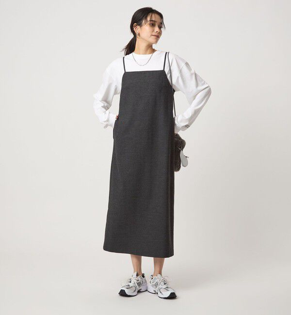 UNITED ARROWS green label relaxing「［size SHORTあり］ライト サキソニー キャミソール ワンピース ウォッシャブル」|ワンピース|