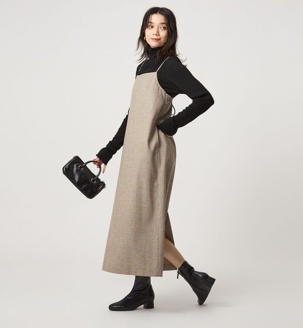 UNITED ARROWS green label relaxing「［size SHORTあり］ライト サキソニー キャミソール ワンピース ウォッシャブル」|ワンピース|