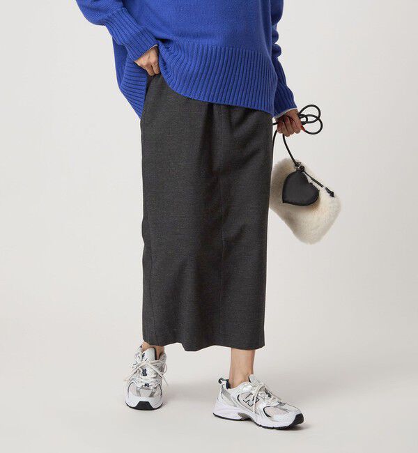 UNITED ARROWS green label relaxing「［size SHORTあり］ライト サキソニー タイト スカート ウォッシャブル」|タイト|DK.GRAY