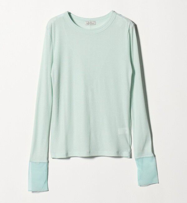 UNITED ARROWS green label relaxing「チュール ドッキング シアー プルオーバー」|Tシャツ・カットソー|