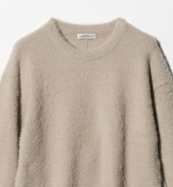 UNITED ARROWS green label relaxing「【WEB限定】＜at ease＞フェザーヤーン プルオーバー ニット」|ニット・セーター|