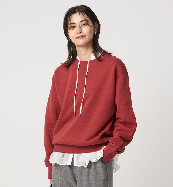 UNITED ARROWS green label relaxing「フォルム スウェット プルオーバー」|スウェット・ジャージ|RED