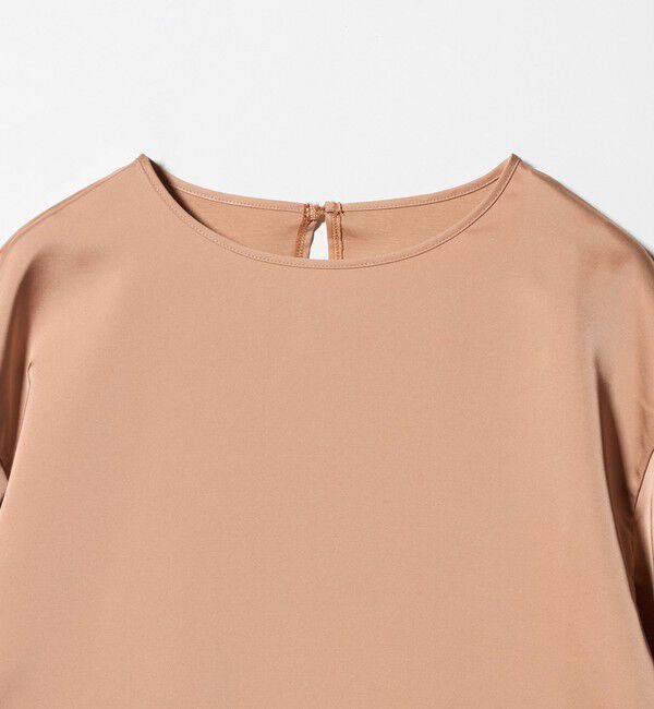 UNITED ARROWS green label relaxing「サテン ドッキング ラウンドヘム プルオーバー カットソー」|Tシャツ・カットソー|