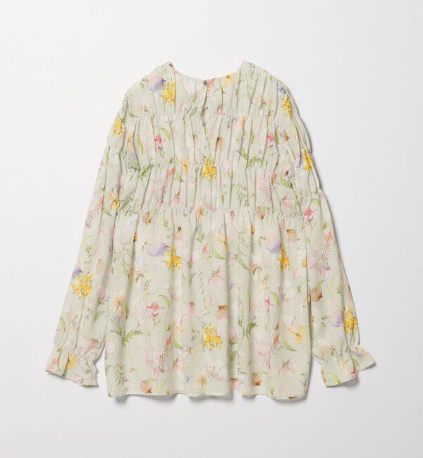 EMMEL REFINES「＜EMMEL REFINES＞EM フラワーシャーリング チュニック」|シャツ・ブラウス|