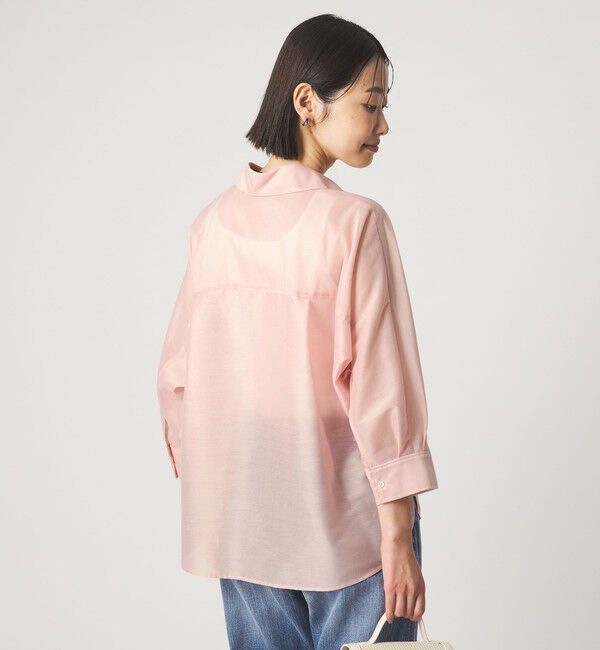 UNITED ARROWS green label relaxing「カールマイヤー スキッパー ポケット シャツ マシンウォッシャブル 通気性」|シャツ・ブラウス|