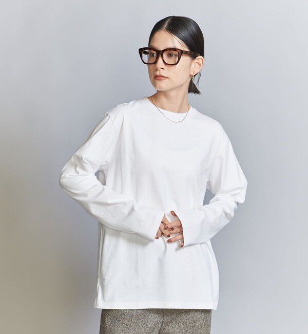 BEAUTY&YOUTH UNITED ARROWS「コットン天竺 ロングスリーブ カットソー」|Tシャツ・カットソー|