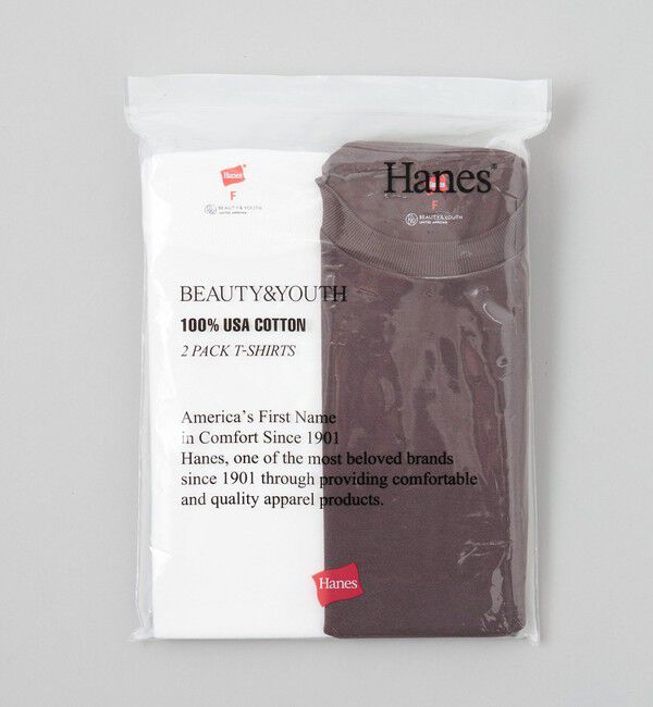 BEAUTY&YOUTH UNITED ARROWS「【別注】＜Hanes＞2パック Tシャツ」|Tシャツ・カットソー|MD.BROWN