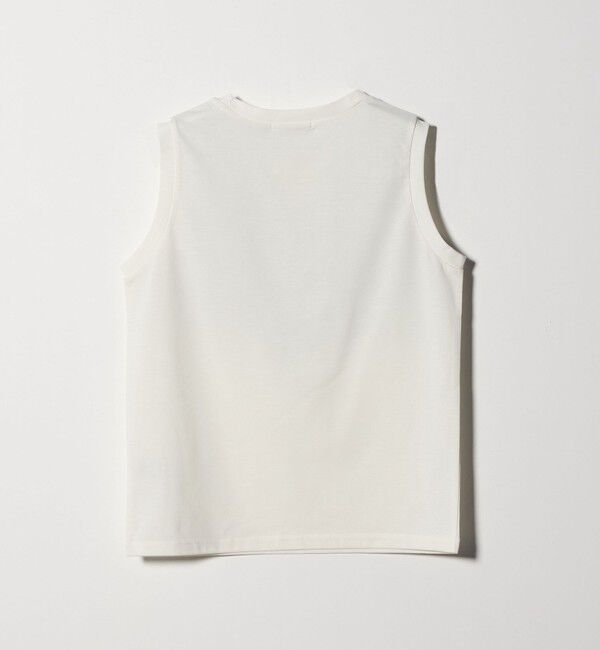 BEAUTY&YOUTH UNITED ARROWS「【WEB限定】グリッタートロンプルイユ ノースリーブTシャツ」|Tシャツ・カットソー|