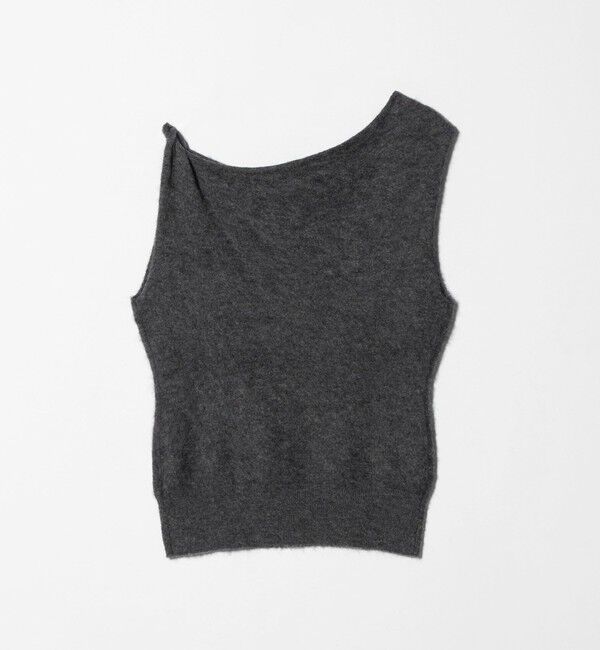 ATTISESSION「＜ATTISESSION＞ツイスト ショルダー ニットトップス」|ニット・セーター|