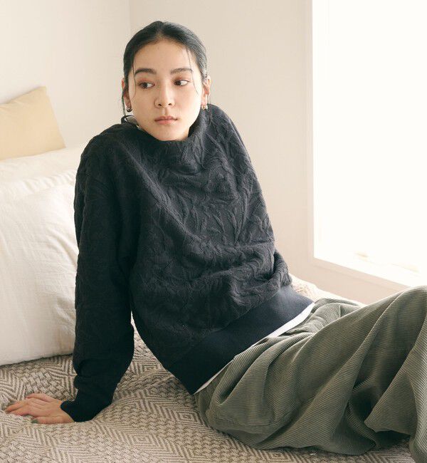 BEAUTY&YOUTH UNITED ARROWS「ボタニカルジャガード プルオーバー」|Tシャツ・カットソー|