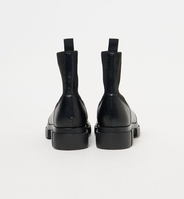 BEAUTY&YOUTH UNITED ARROWS「ニット レザーライク ブーツ 撥水/晴雨兼用」|ショートブーツ|