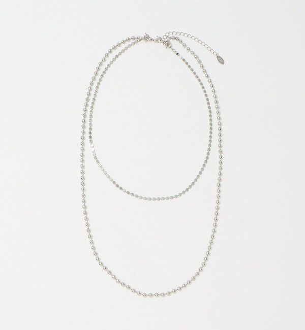 BEAUTY&YOUTH UNITED ARROWS「ボール&times;サークル チェーン 3WAY ネックレス」|ネックレス|