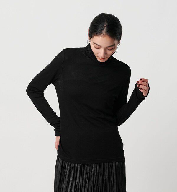 BEAUTY&YOUTH UNITED ARROWS「セルロースブレンドテレコ タートルネックカットソー」|Tシャツ・カットソー|