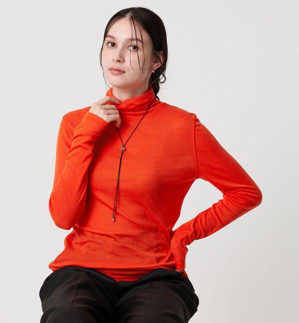 BEAUTY&YOUTH UNITED ARROWS「セルロースブレンドテレコ タートルネックカットソー」|Tシャツ・カットソー|