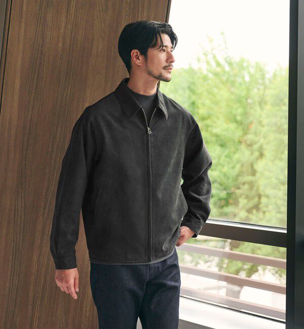 BEAUTY&YOUTH UNITED ARROWS「【WEB限定 WARDROBE SMART】スエードライク ジップ ブルゾン」|ブルゾン・スタジャン|