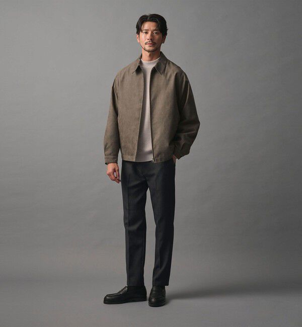 BEAUTY&YOUTH UNITED ARROWS「【WEB限定 WARDROBE SMART】スエードライク ジップ ブルゾン」|ブルゾン・スタジャン|