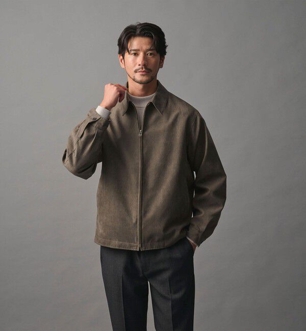 BEAUTY&YOUTH UNITED ARROWS「【WEB限定 WARDROBE SMART】スエードライク ジップ ブルゾン」|ブルゾン・スタジャン|