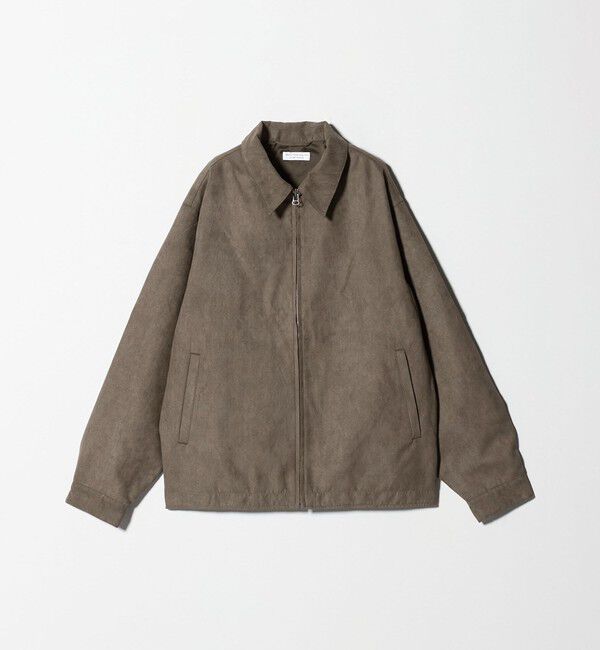 BEAUTY&YOUTH UNITED ARROWS「【WEB限定 WARDROBE SMART】スエードライク ジップ ブルゾン」|ブルゾン・スタジャン|