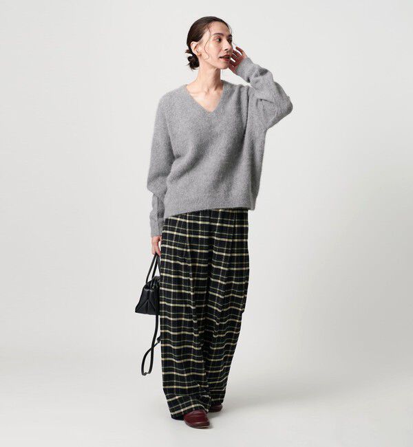 BEAUTY&YOUTH UNITED ARROWS「フォックスカシミヤブレンド Vネックニットプルオーバー」|ニット・セーター|