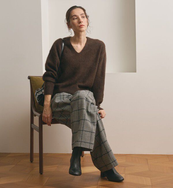 BEAUTY&YOUTH UNITED ARROWS「フォックスカシミヤブレンド Vネックニットプルオーバー」|ニット・セーター|