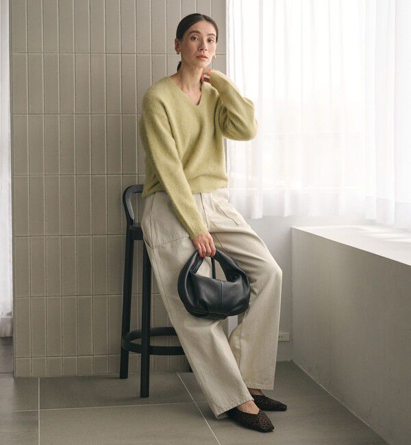 BEAUTY&YOUTH UNITED ARROWS「フォックスカシミヤブレンド Vネックニットプルオーバー」|ニット・セーター|