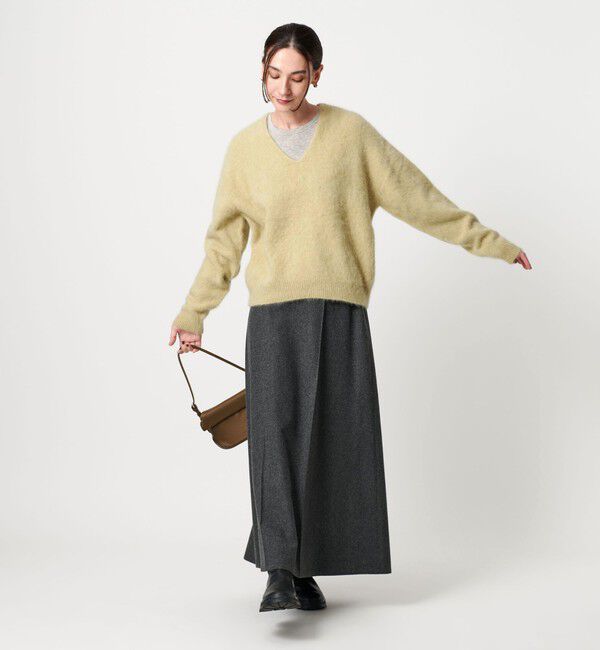 BEAUTY&YOUTH UNITED ARROWS「フォックスカシミヤブレンド Vネックニットプルオーバー」|ニット・セーター|