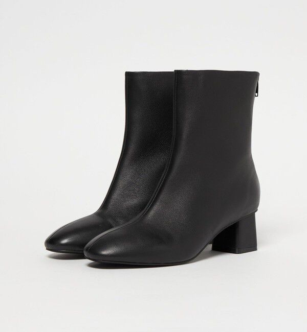 BEAUTY&YOUTH UNITED ARROWS「レザー バックジップ ブーツ」|ショートブーツ|
