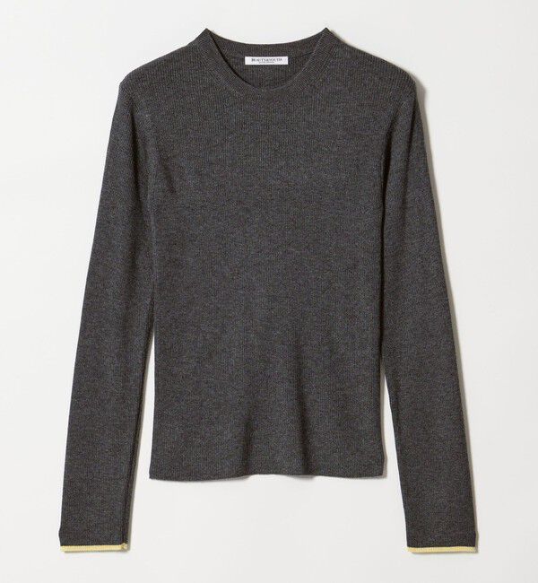 BEAUTY&YOUTH UNITED ARROWS「リブライン ニットプルオーバー ウォッシャブル」|ニット・セーター|