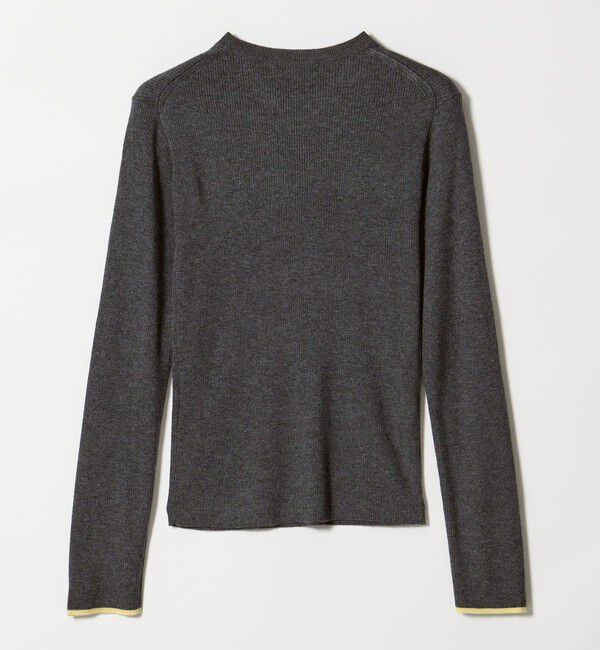 BEAUTY&YOUTH UNITED ARROWS「リブライン ニットプルオーバー ウォッシャブル」|ニット・セーター|