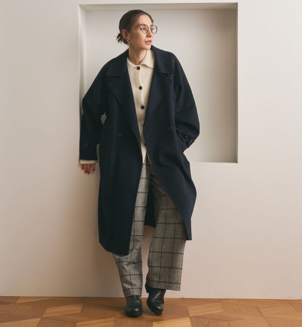 BEAUTY&YOUTH UNITED ARROWS「リバー テーラード スタンドカラーコート」|その他|NAVY