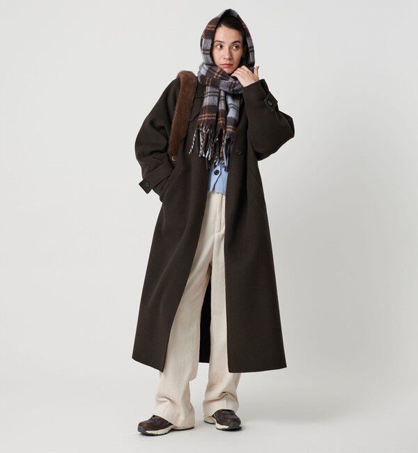 BEAUTY&YOUTH UNITED ARROWS「リバー ステンカラー ロングコート」|ステンカラーコート|