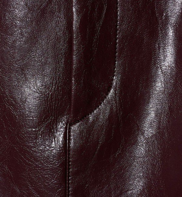 BEAUTY&YOUTH UNITED ARROWS「レザーライク Aラインスカート」|台形|