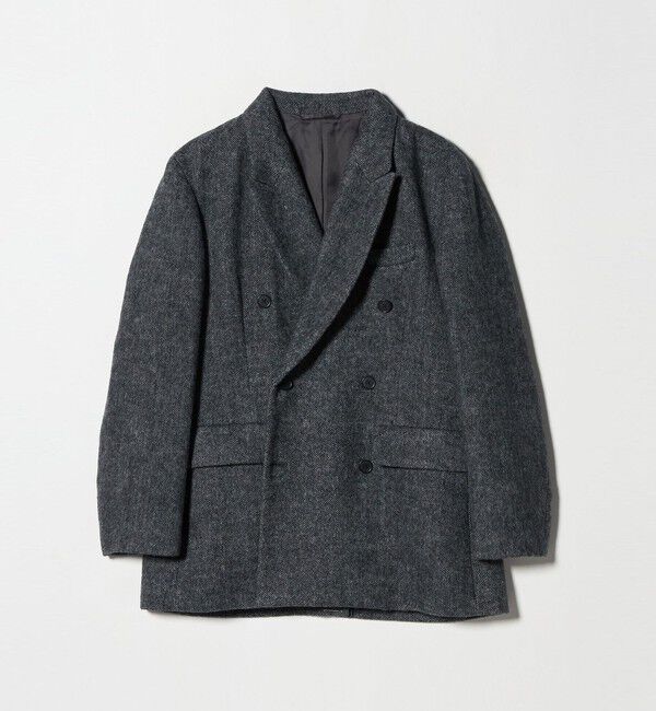BEAUTY&YOUTH UNITED ARROWS「毛ブレンド ヘリンボーン ジャケットコート」|テーラードジャケット|