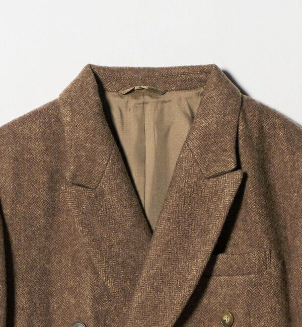 BEAUTY&YOUTH UNITED ARROWS「毛ブレンド ヘリンボーン ジャケットコート」|テーラードジャケット|