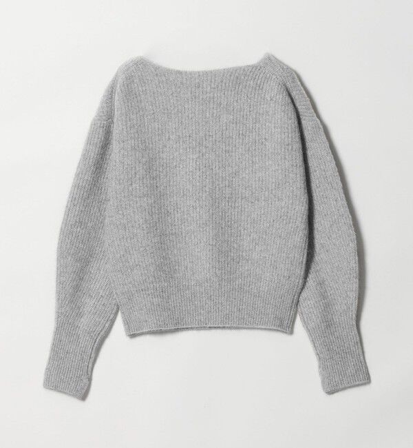 BEAUTY&YOUTH UNITED ARROWS「フォックスブレンド ボリュームスリーブ ボートネックニットプルオーバー」|ニット・セーター|