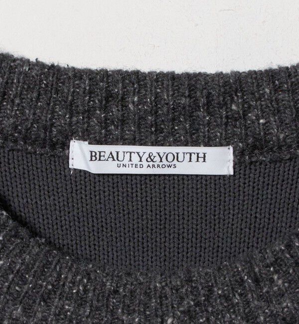 BEAUTY&YOUTH UNITED ARROWS「ウールブレンド シルクネップ ニットプルオーバー」|ニット・セーター|