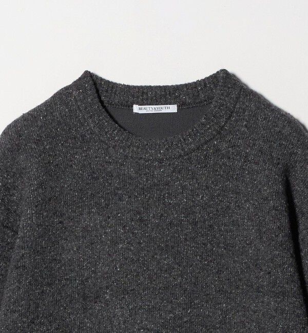 BEAUTY&YOUTH UNITED ARROWS「ウールブレンド シルクネップ ニットプルオーバー」|ニット・セーター|