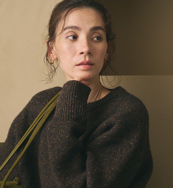 BEAUTY&YOUTH UNITED ARROWS「ウールブレンド シルクネップ ニットプルオーバー」|ニット・セーター|