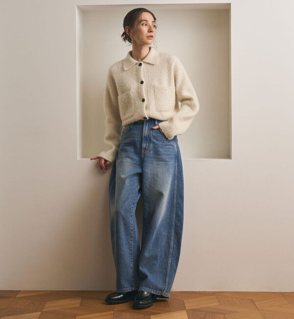 BEAUTY&YOUTH UNITED ARROWS「コットンデニム カーブパンツ」|デニム|