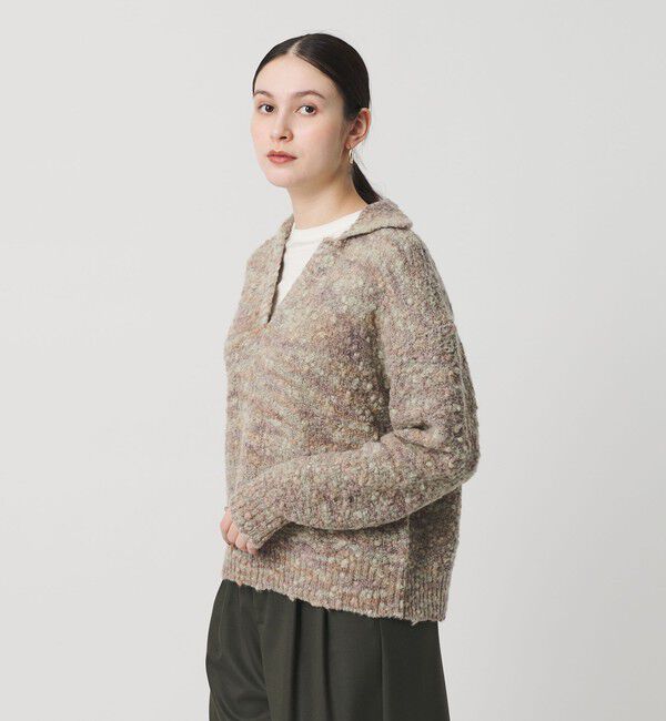 BEAUTY&YOUTH UNITED ARROWS「スラブヤーン スキッパー ニットプルオーバー」|ニット・セーター|その他1