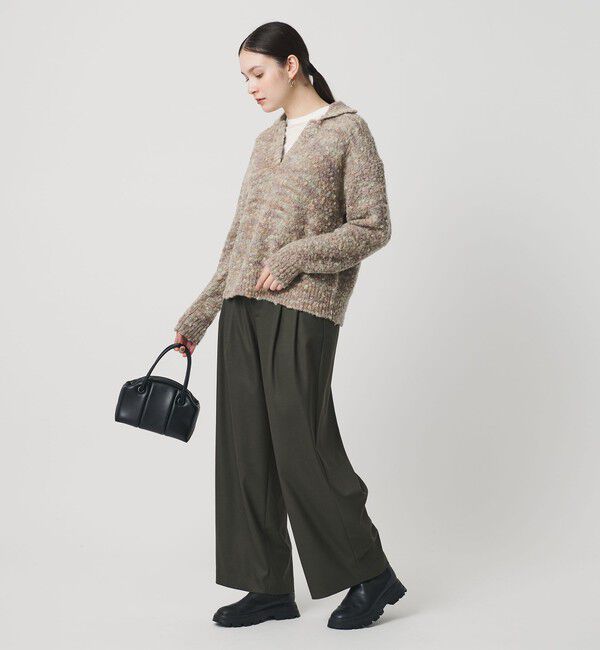 BEAUTY&YOUTH UNITED ARROWS「スラブヤーン スキッパー ニットプルオーバー」|ニット・セーター|