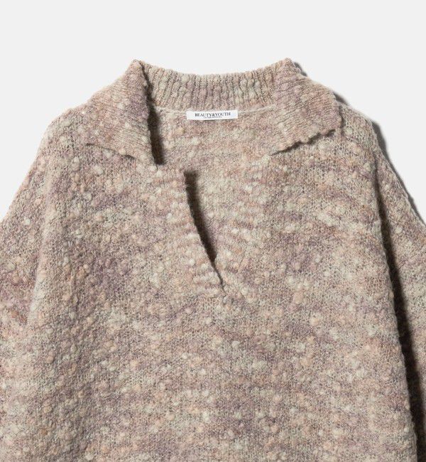 BEAUTY&YOUTH UNITED ARROWS「スラブヤーン スキッパー ニットプルオーバー」|ニット・セーター|
