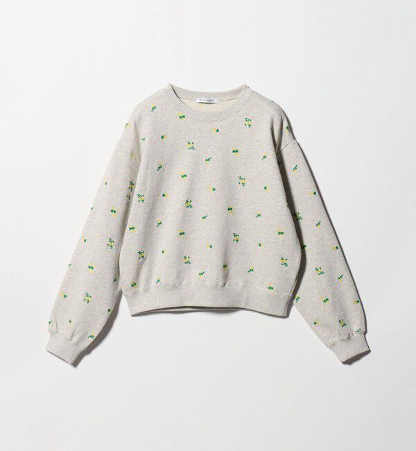 BEAUTY&YOUTH UNITED ARROWS「コットン裏毛 エンブロイダリー スウェットプルオーバー」|スウェット・ジャージ|