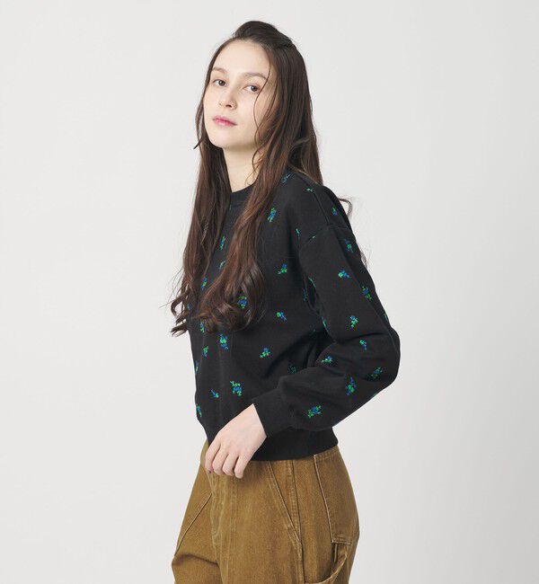 BEAUTY&YOUTH UNITED ARROWS「コットン裏毛 エンブロイダリー スウェットプルオーバー」|スウェット・ジャージ|