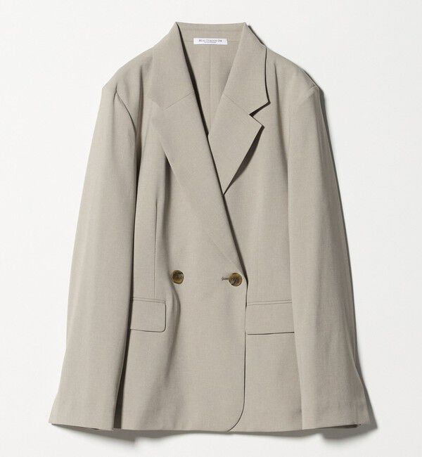 BEAUTY&YOUTH UNITED ARROWS「テーラード ダブルジャケット 吸水速乾 防シワ UV」|テーラードジャケット|