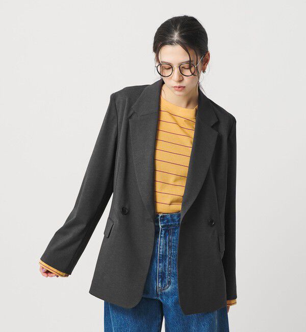 BEAUTY&YOUTH UNITED ARROWS「テーラード ダブルジャケット 吸水速乾 防シワ UV」|テーラードジャケット|