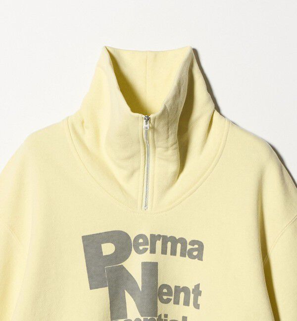 BEAUTY&YOUTH UNITED ARROWS「【別注】＜Americana＞ジップ ショートスリーブ スウェットプルオーバー」|スウェット・ジャージ|